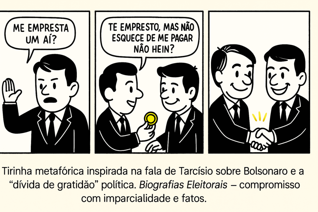 Tarcísio de Freitas ganha força nas Eleições 2026 empréstimo e dívida metafórica
